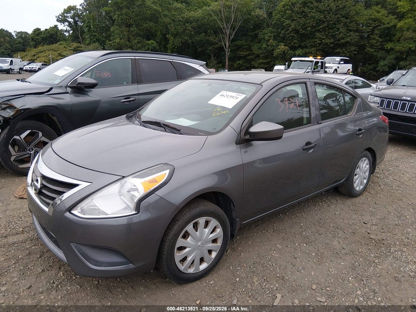 Vin: 3n1cn7ap6gl863825, lot: 46713844, nissan versa 1.6 s+ 20162