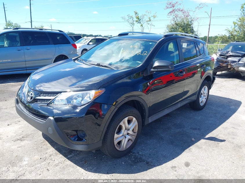 2014 Toyota Rav4 Le, Front & Rear, IAAI, VIN 2T3ZFREV3EW086602 — photo 2
