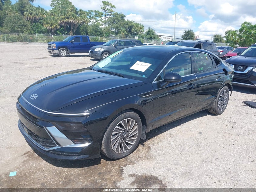 Vin: kmhl34jj7sa128330, lot: 46713857, hyundai sonata hybrid sel 20252