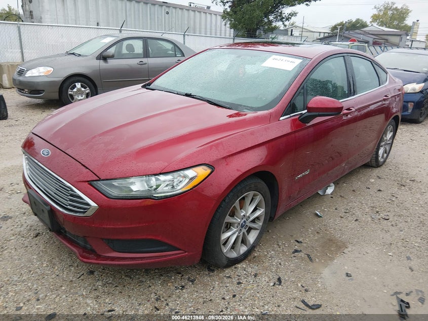 Vin: 3fa6p0lu1hr295633, lot: 46713869, ford fusion hybrid se 20172