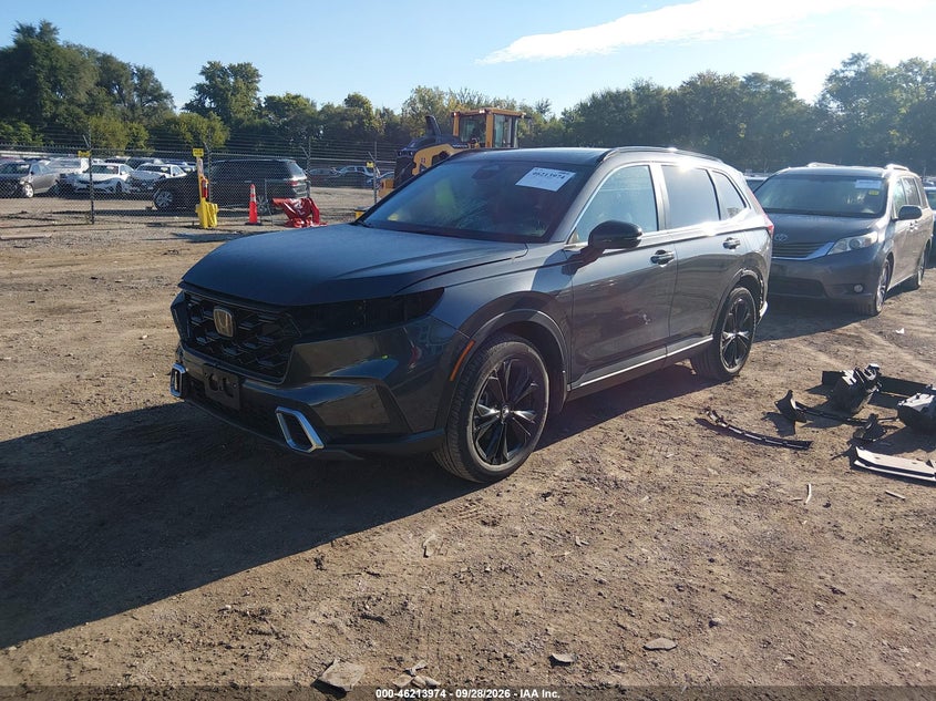 2023 Honda Cr-V Hybrid Sport Touring, Front End, IAAI, VIN 5J6RS6H97PL013905 — photo 2