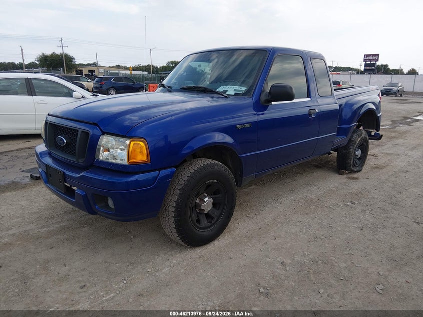 2004 Ford Ranger Edge/Tremor/Xl/Xlt, Удар сзади, IAAI, VIN 1FTYR14U54PA19314 — фото 2