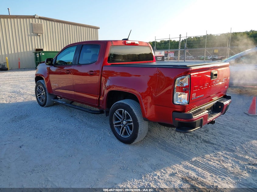Vin: 1gcgsben8m1200455, lot: 46713965, chevrolet colorado 2wd  short box wt 20213