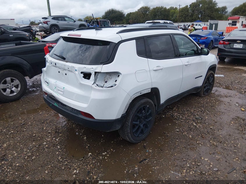 Vin: 3c4njdbn7st617985, lot: 46713997, jeep compass latitude 4x4 20254