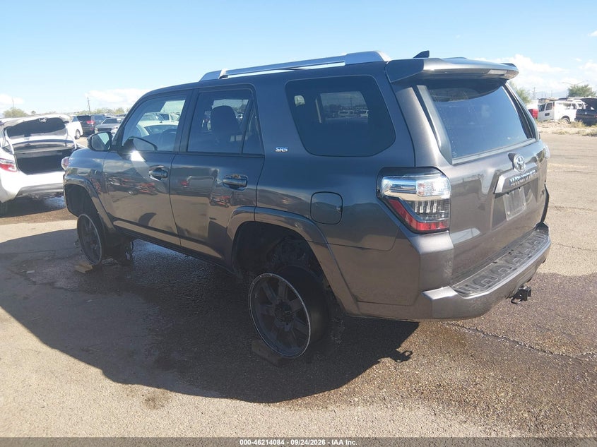 Vin: jtebu5jrxj5533190, lot: 46714007, toyota 4runner sr5 premium 20183