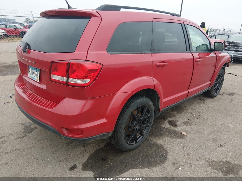Vin: 3c4pddbg0dt725210, lot: 46714036, dodge journey sxt 20134