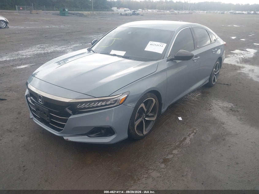 2022 Honda Accord Sport Special Edition, Left Front, IAAI, VIN 1HGCV1F41NA007007 — photo 2
