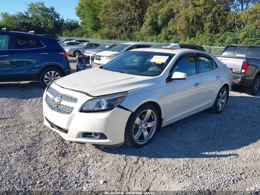 2013 Chevrolet Malibu 2Lz, Front End, IAAI, VIN 1G11J5SX6DF191976 — photo 2