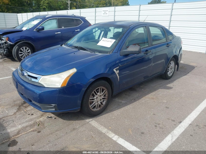 2008 Ford Focus, Удар ззаду, IAAI, VIN 1FAHP35N58W127832 — фото 2