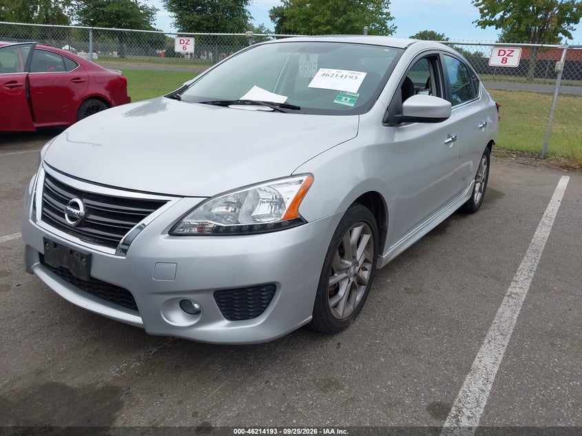 2013 Nissan Sentra, Удар ззаду, IAAI, VIN 3N1AB7AP3DL665778 — фото 2