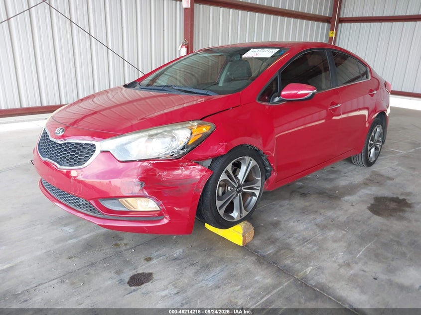 Vin: knafz4a82g5554937, lot: 46714139, kia forte ex 20162