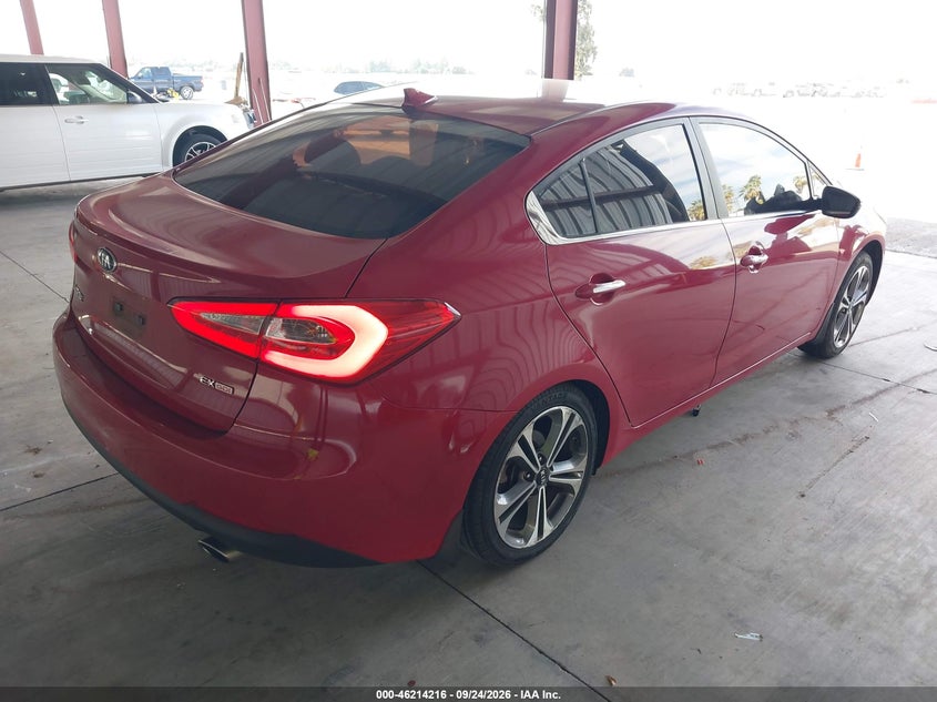 Vin: knafz4a82g5554937, lot: 46714139, kia forte ex 20164