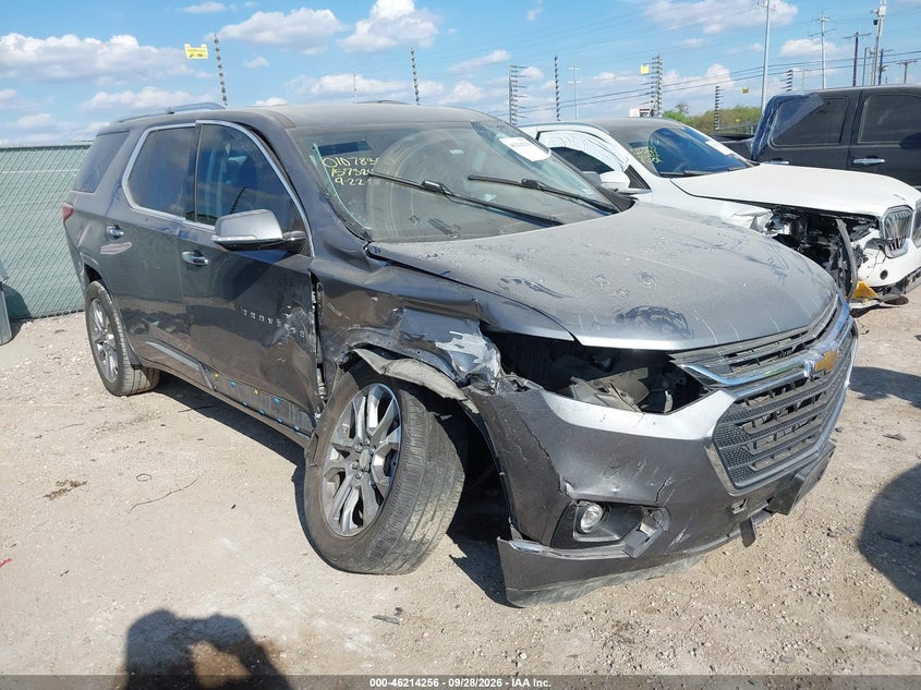 Vin: 1gnerkkw1kj157324, lot: 46714179, chevrolet traverse premier 20191