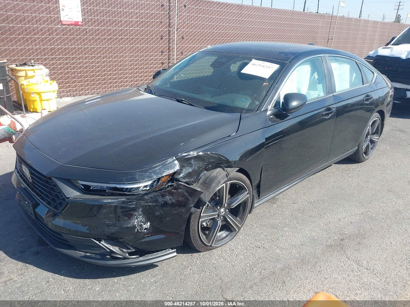 Vin: 1hgcy2f51sa003315, lot: 46714182, honda accord hybrid sport 20252