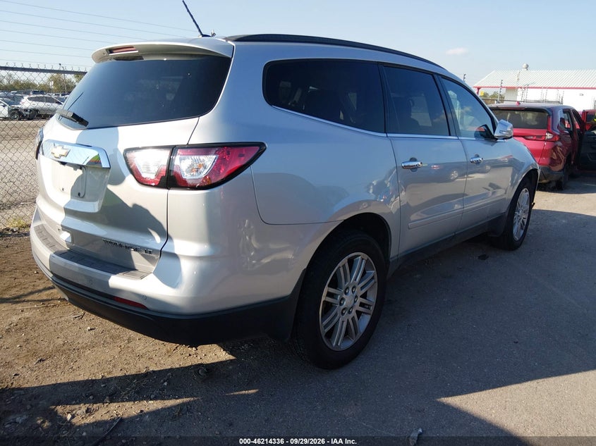 Vin: 1gnkrgkdxfj358031, lot: 46714259, chevrolet traverse 1lt 20154