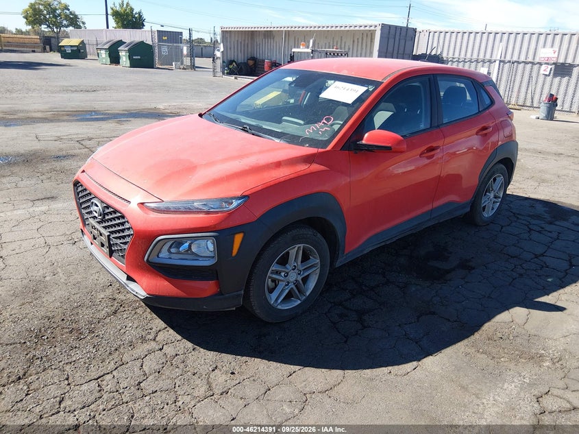 Vin: km8k1caa1lu524426, lot: 46714314, hyundai kona se 20202