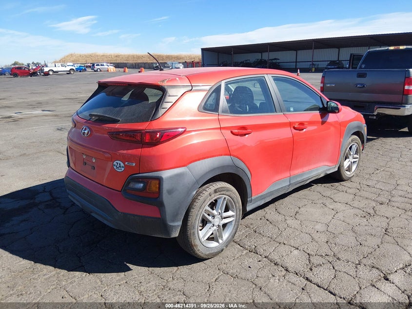 Vin: km8k1caa1lu524426, lot: 46714314, hyundai kona se 20204