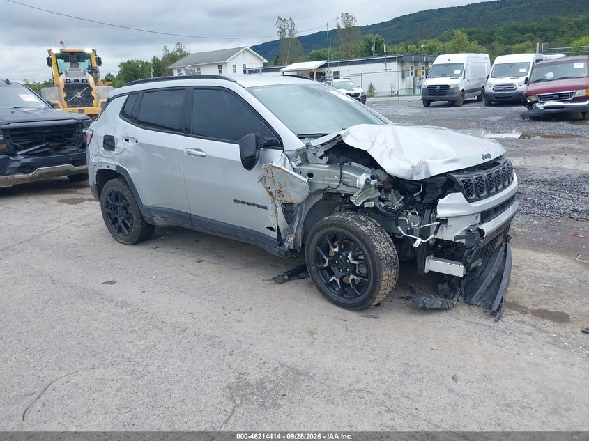 Vin: 3c4njdbn9st607149, lot: 46714337, jeep compass latitude 4x4 20251