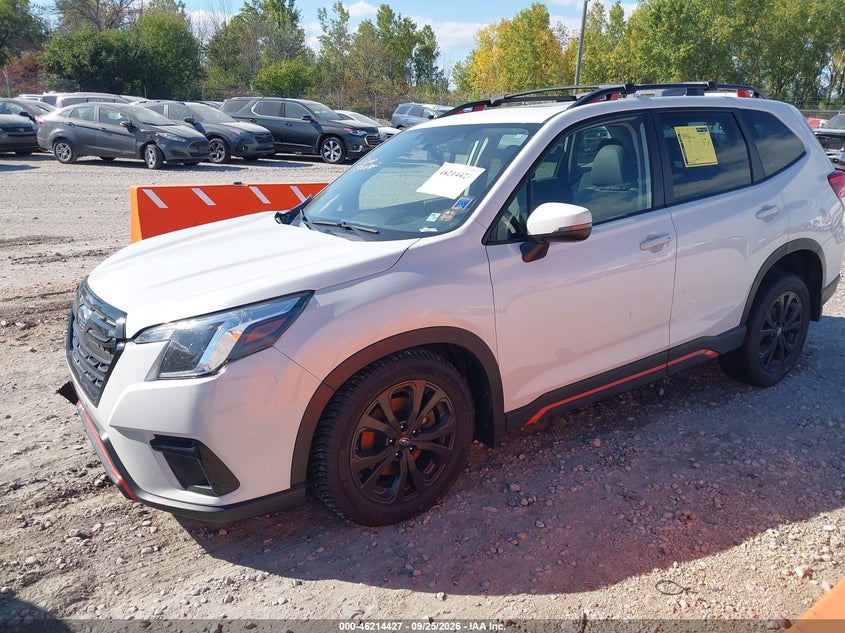Vin: jf2skajc8ph446086, lot: 46714350, subaru forester sport 20232
