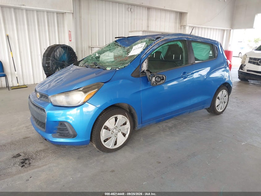 Vin: kl8cb6sa0hc827421, lot: 46714371, chevrolet spark ls cvt 20172