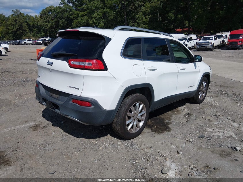 Vin: 1c4pjmdb2fw772973, lot: 46714404, jeep cherokee limited 20154