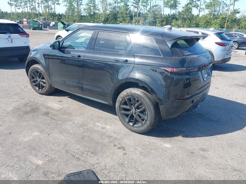 Vin: salzl2fx6sh276713, lot: 46714468, land rover range rover evoque dynamic se 20253