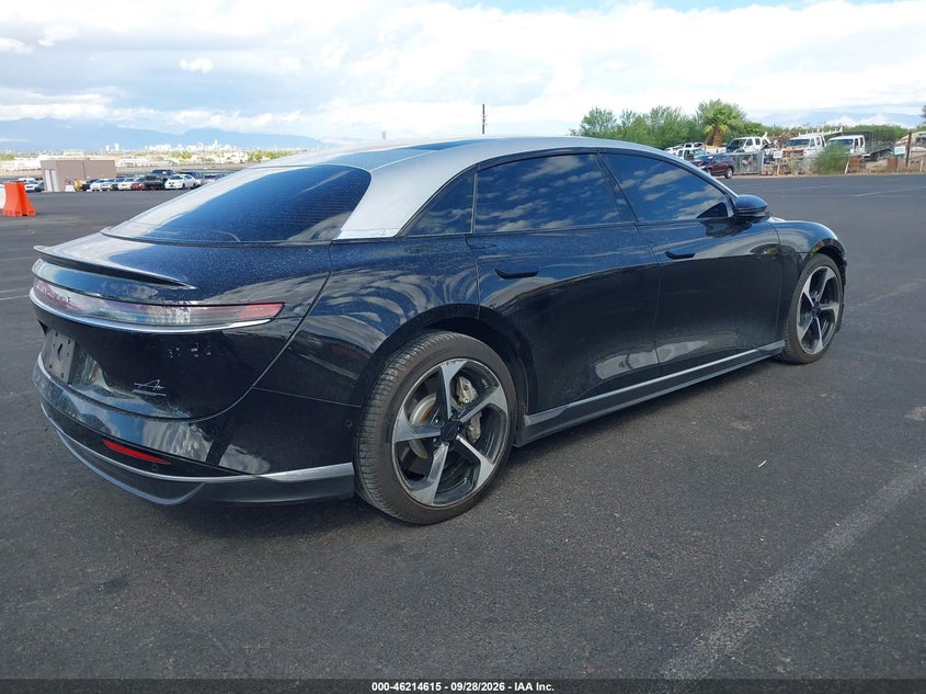 Vin: 50ea1tea0pa001282, lot: 46714538, lucid air touring 20234