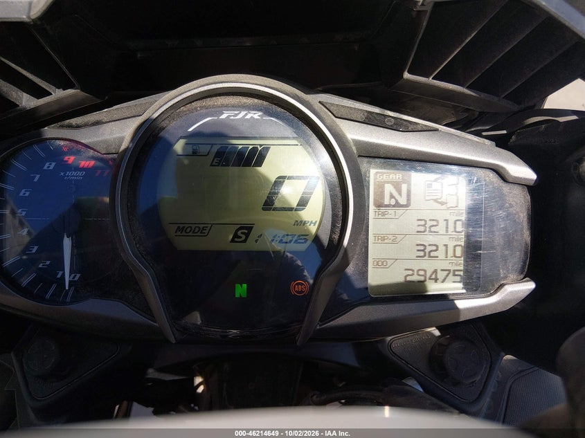 2018 Yamaha Fjr1300 Ac VIN: JYARP29YXJA000134 Lot: 46214649