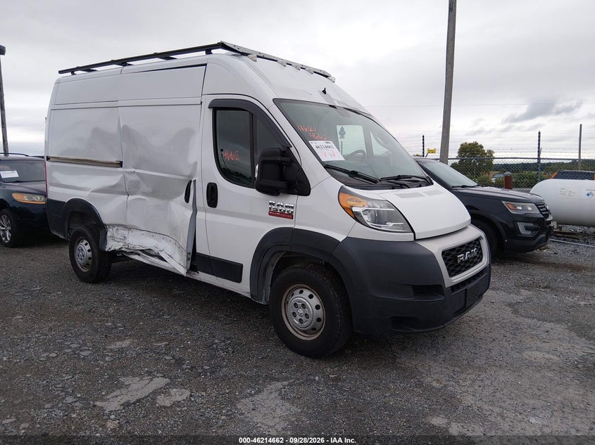 Vin: 3c6trvbgxle121504, lot: 46714585, ram promaster 1500 high roof 136 wb 2020 img_1