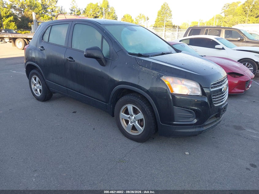 Vin: kl7cjnsb3gb556420, lot: 46714605, chevrolet trax 1ls 20161