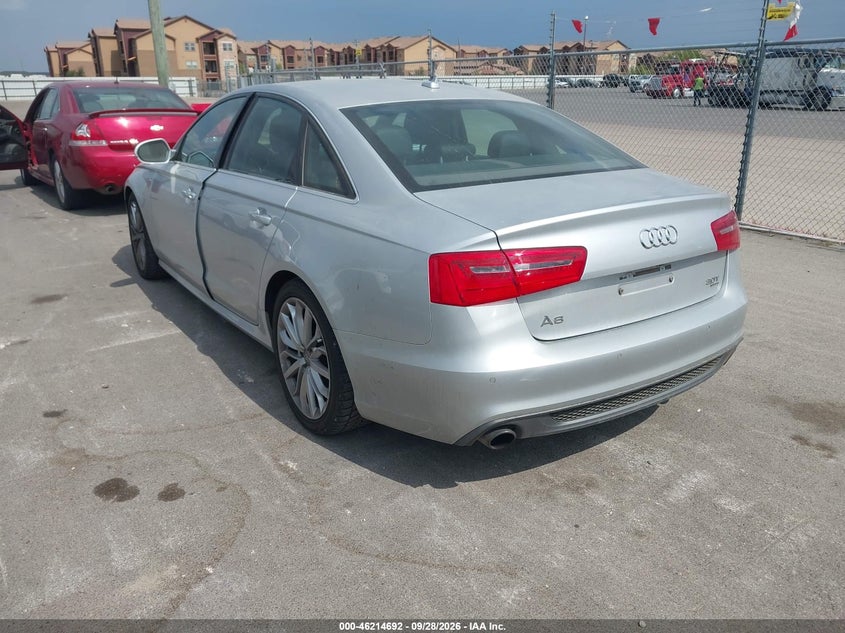 AUDI A6 2012 VIN WAUBGCFC1CN003128