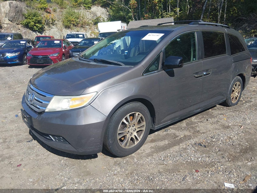 Vin: 5fnrl5h61cb026441, lot: 46714625, honda odyssey ex-l 20122