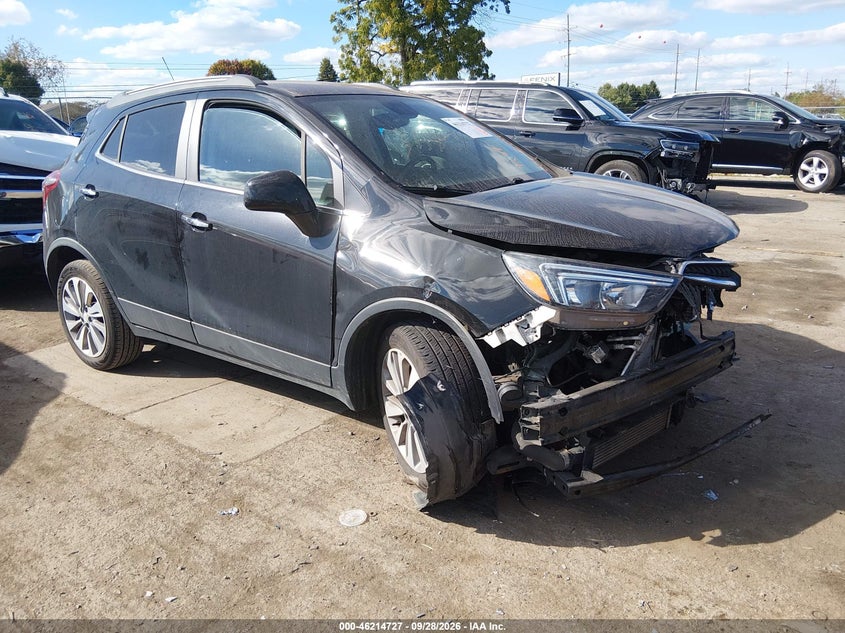 Vin: kl4cjasb1lb346351, lot: 46714650, buick encore fwd preferred 20201