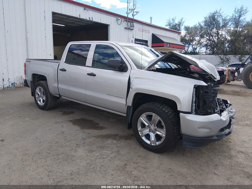 Vin: 3gcukpec4jg549267, lot: 46714678, chevrolet silverado 1500 custom 20181