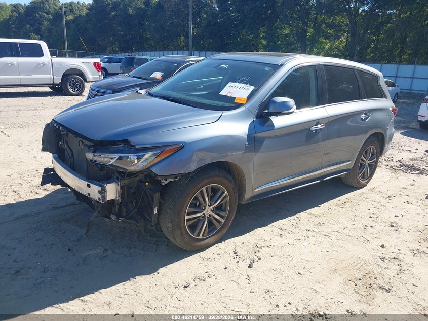 Vin: 5n1dl0mm4jc516623, lot: 46714681, infiniti qx60 20182