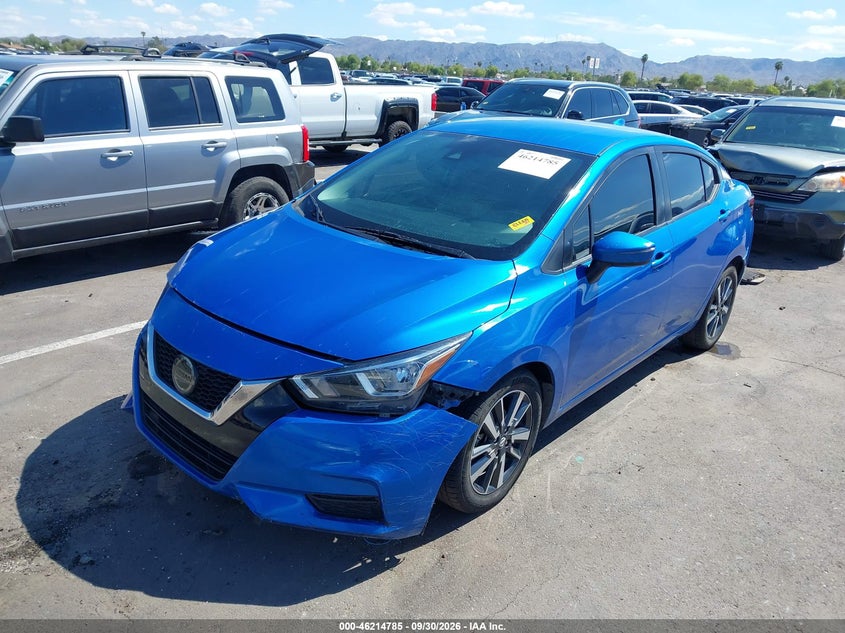 Vin: 3n1cn8ev8ml825801, lot: 46714708, nissan versa sv xtronic cvt 20212