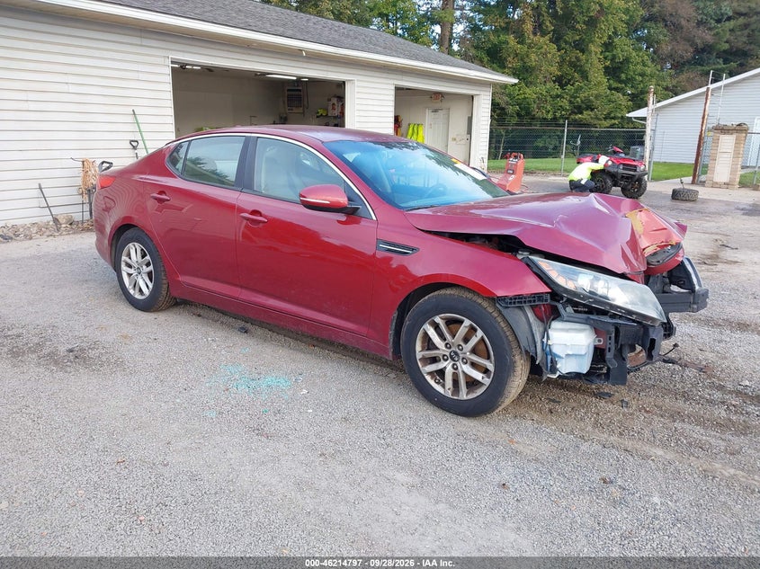 Vin: knagm4a70b5175096, lot: 46714720, kia optima lx 20111
