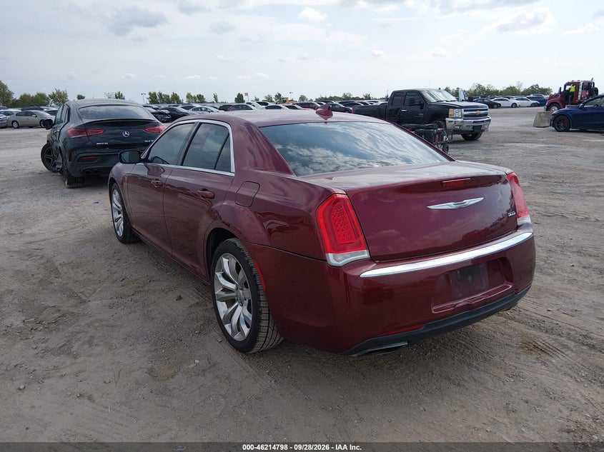 Vin: 2c3ccaag7jh177085, lot: 46714721, chrysler 300 touring l 20183