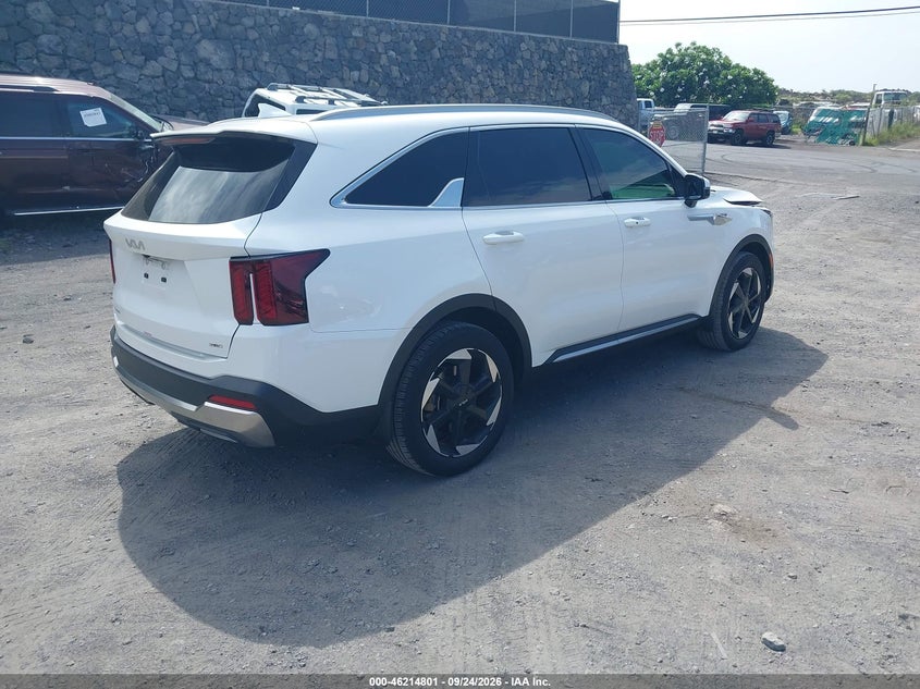 Vin: kndrh4jg7s5311188, lot: 46714724, kia sorento hybrid ex 20254