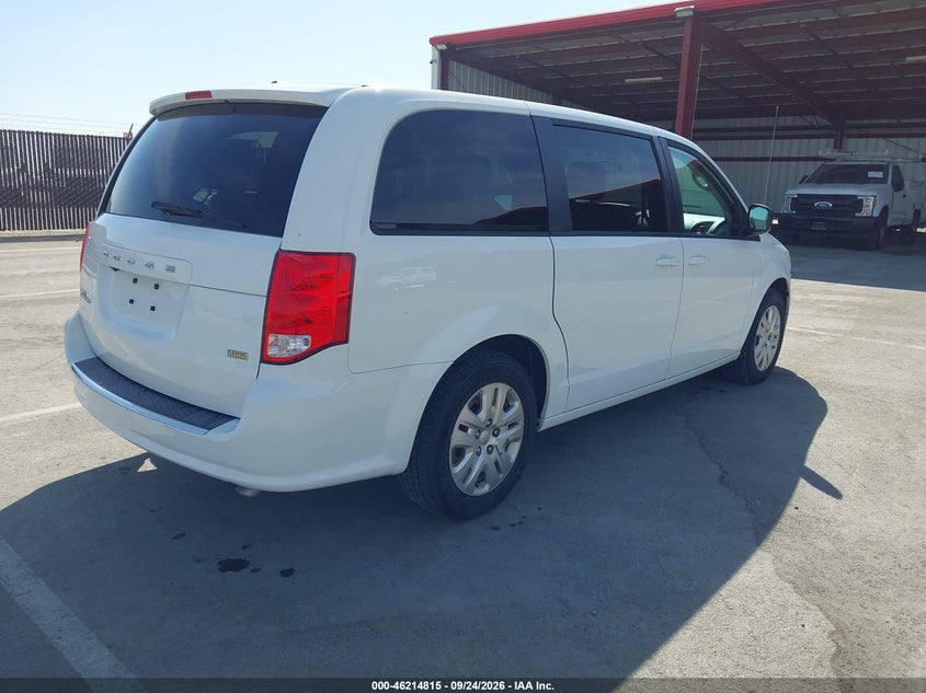 Vin: 2c4rdgbg5jr288734, lot: 46714738, dodge grand caravan se 20184