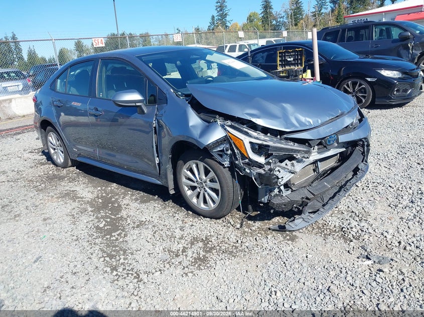 2024 Toyota Corolla Hybrid Le, Front, IAAI, VIN JTDBDMHE9RJ011185