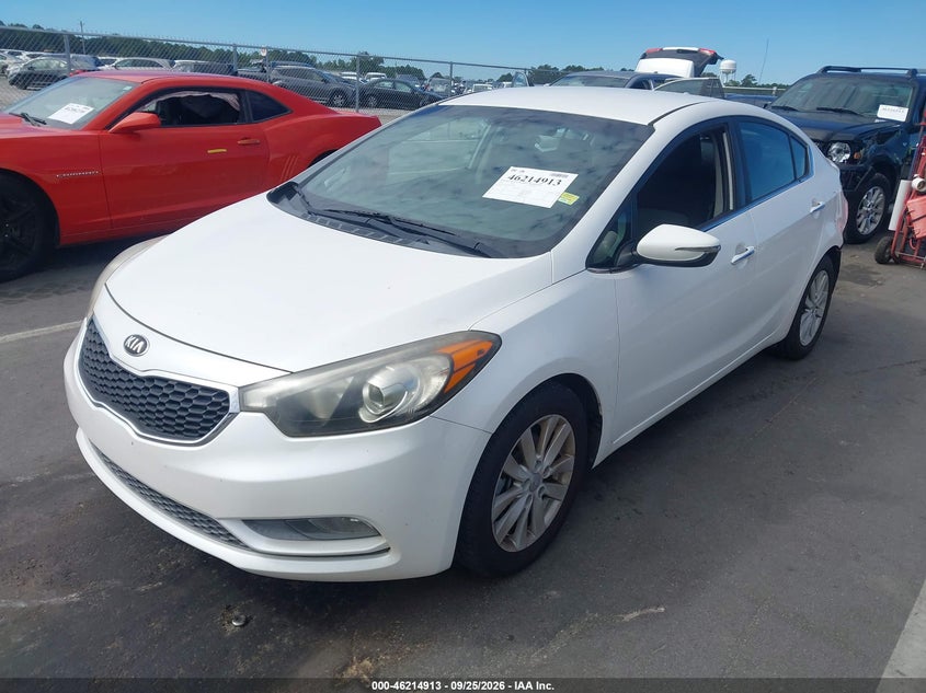 Vin: knafx4a84f5266387, lot: 46714836, kia forte ex 20152