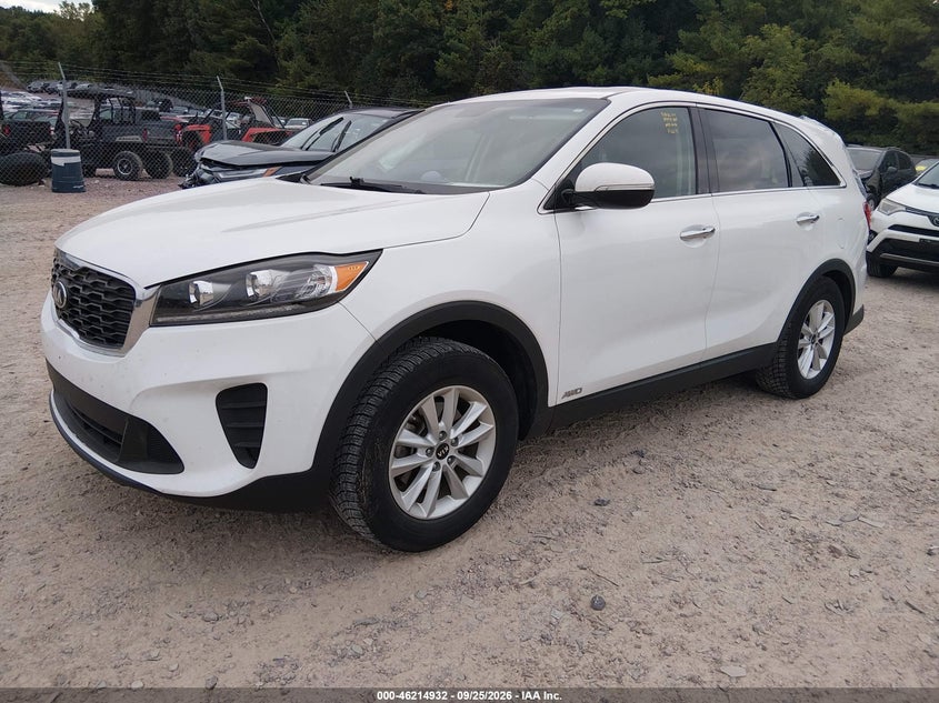 Vin: 5xypgda57kg566679, lot: 46714855, kia sorento 3.3l lx 20192