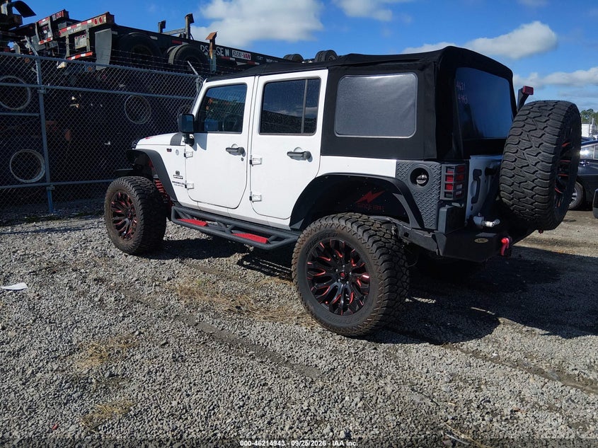 Vin: 1c4bjwdg7dl520037, lot: 46714866, jeep wrangler unlimited sport 20133