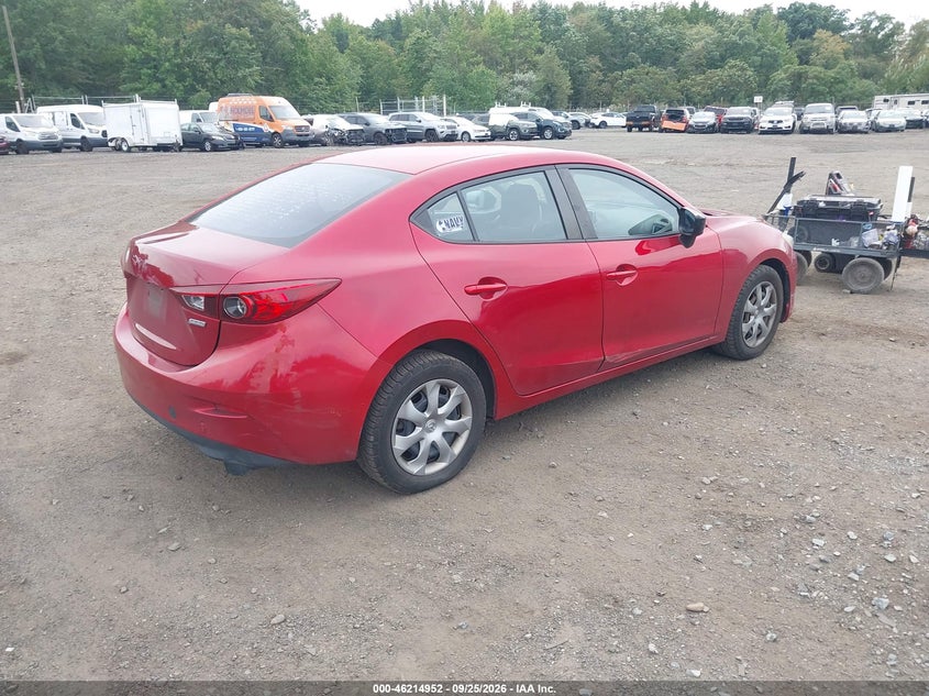 Vin: jm1bm1t70e1171697, lot: 46714875, mazda mazda3 i sv 20144