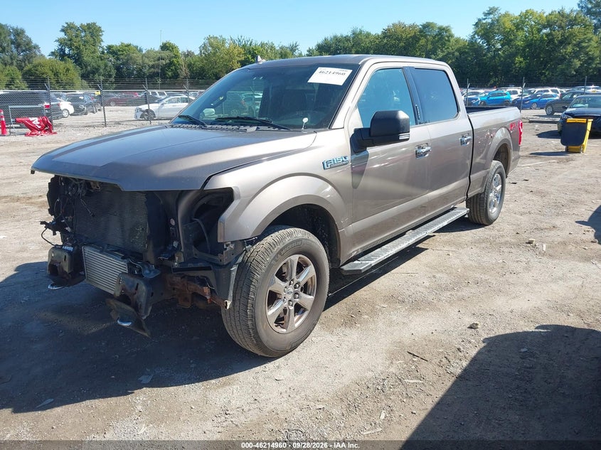 2018 Ford F-150 Xlt, Front End, IAAI, VIN 1FTFW1EGXJFB03493 — photo 2