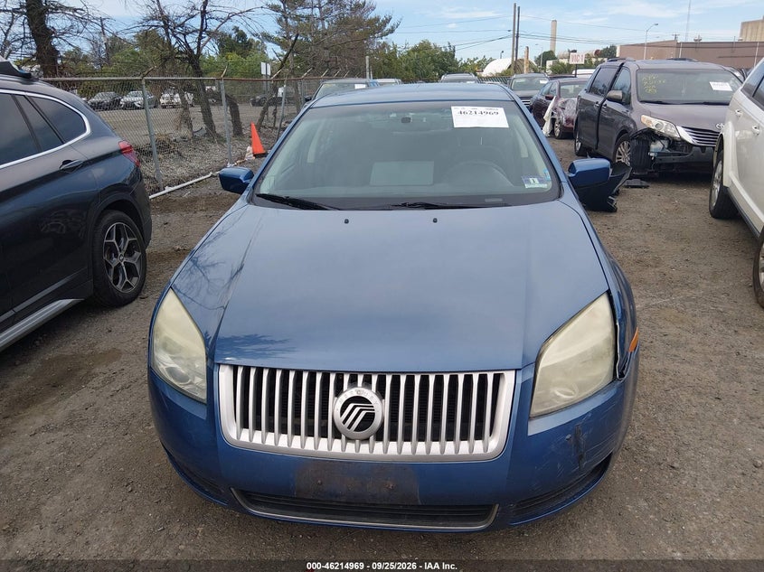 MERCURY MILAN 2009 VIN 3MEHM07Z39R606948