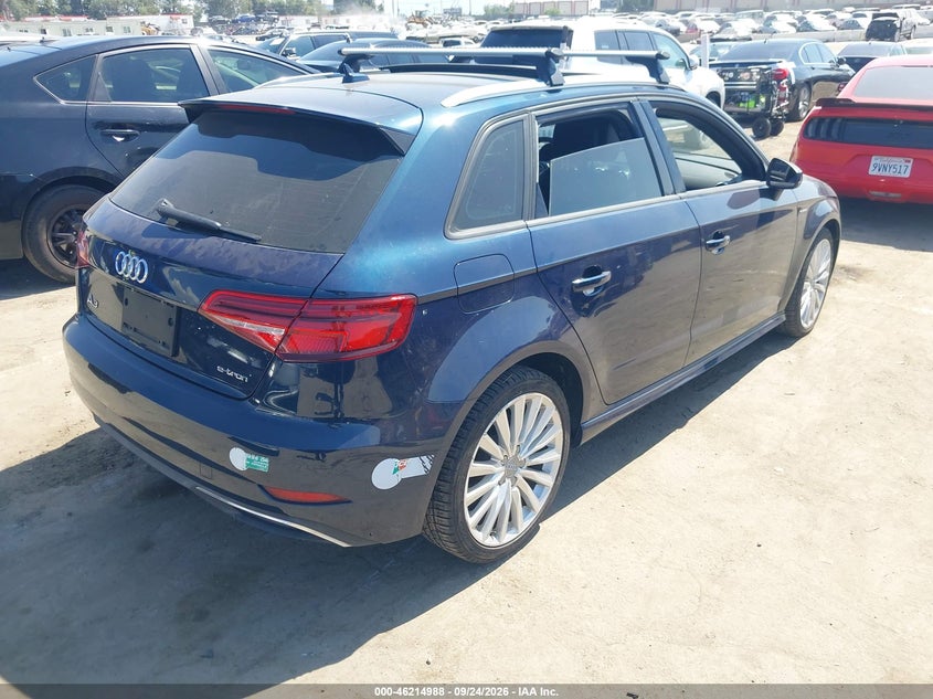 Vin: wauupbff5ha091838, lot: 46714911, audi a3 e-tron 1.4t premium 20174