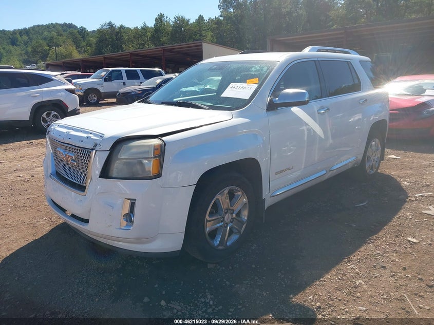 2015 GMC Terrain Denali, Front End, IAAI, VIN 2GKALUEK2F6409148 — photo 2