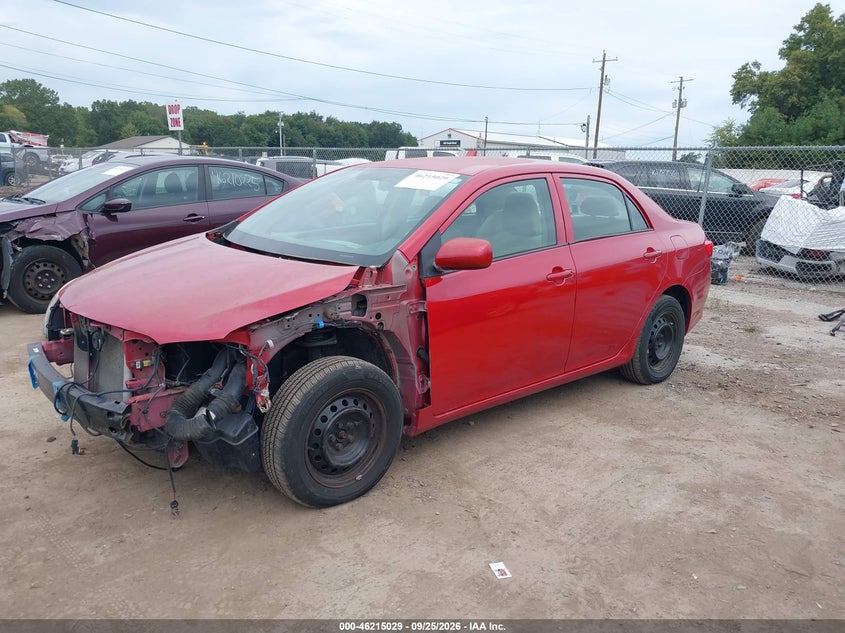 2009 Toyota Corolla, Left Front, IAAI, VIN 1NXBU40E79Z119536 — photo 2